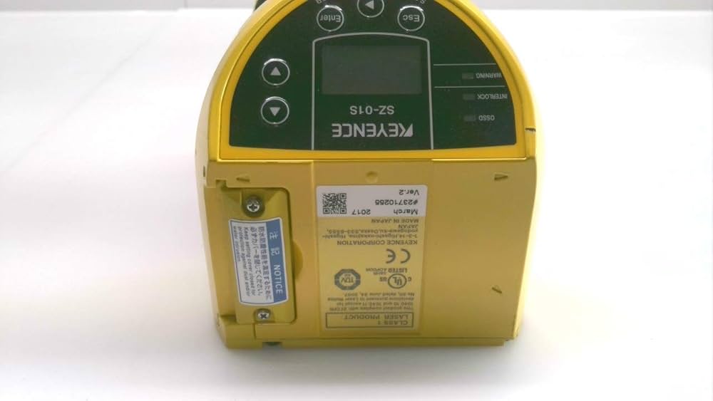 Keyence Sz-01S Safety Laser Scanner, 24Vdc, Max. 9.5W Sz-01S